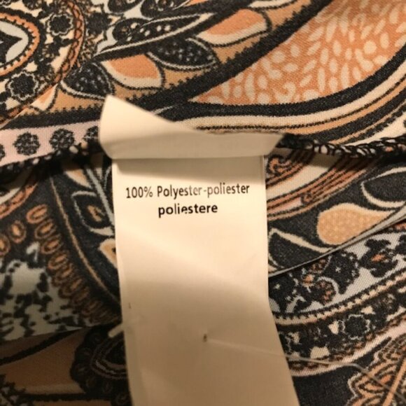 NWT Cupshe Women's Paisley Print Peasant Sleeve Dress Size XL - Picture 9 of 10